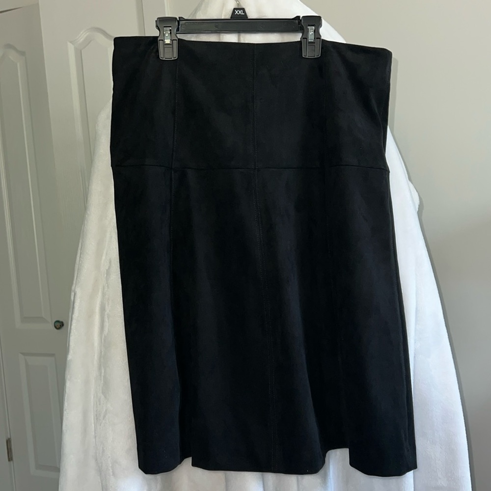 Faux Suede Skirt